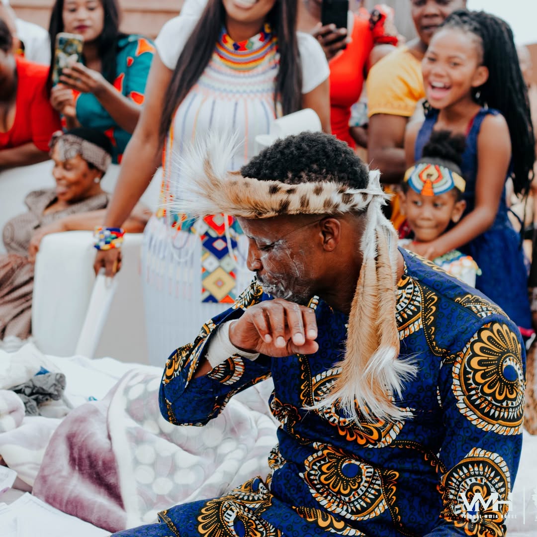 Elder in traditional dress during the celebration