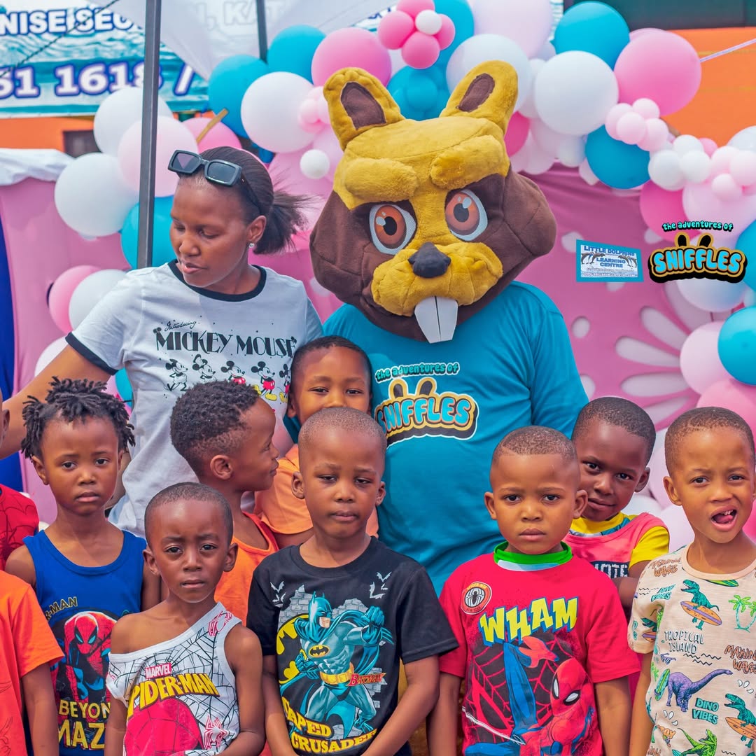 Adventures of Sniffles kids event with mascot